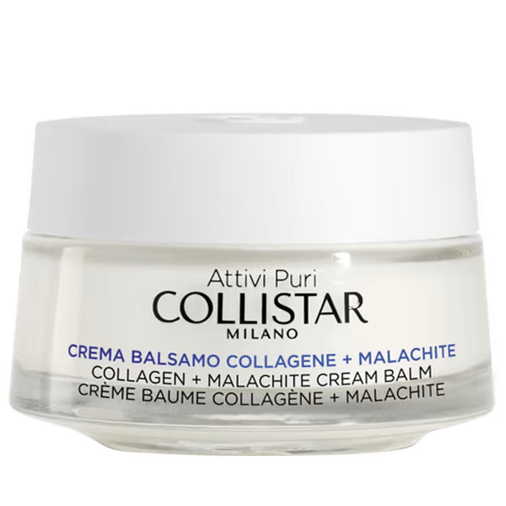

Collistar Attivi Puri Collagen + Malachite Cream Balm крем-бальзам против морщин для лица с коллагеном и малахитом 50мл