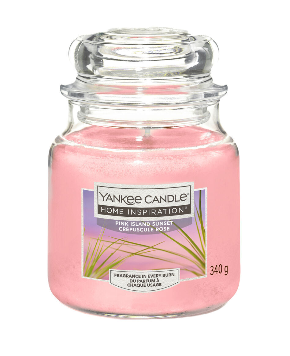 Yankee Candle Home Inspiration Pink Island Sunset ароматическая свеча Pink Island Sunset, 340 г