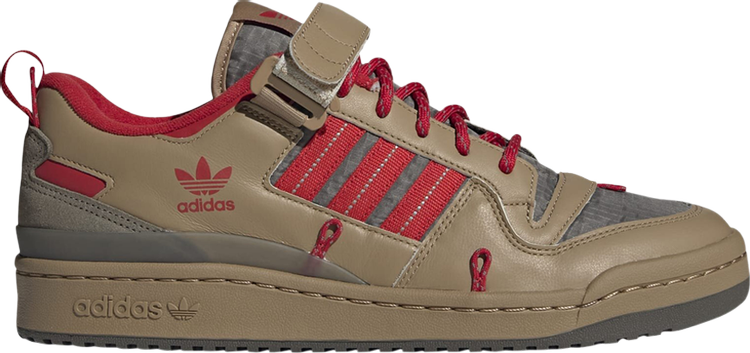 Кроссовки Adidas Forum 84 Camp Low 'Cardboard Scarlet', коричневый - фото