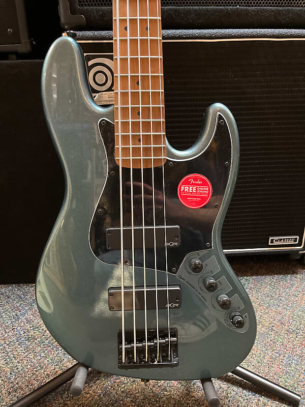 

Fender Squier Contemporary Active Jazz Bass HH V Gunmetal Metallic