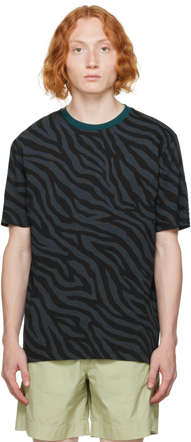 

Черная футболка с зеброй PS by Paul Smith
