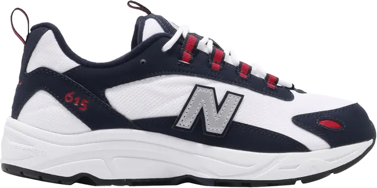 

Кроссовки New Balance 615 'White Navy Red', белый