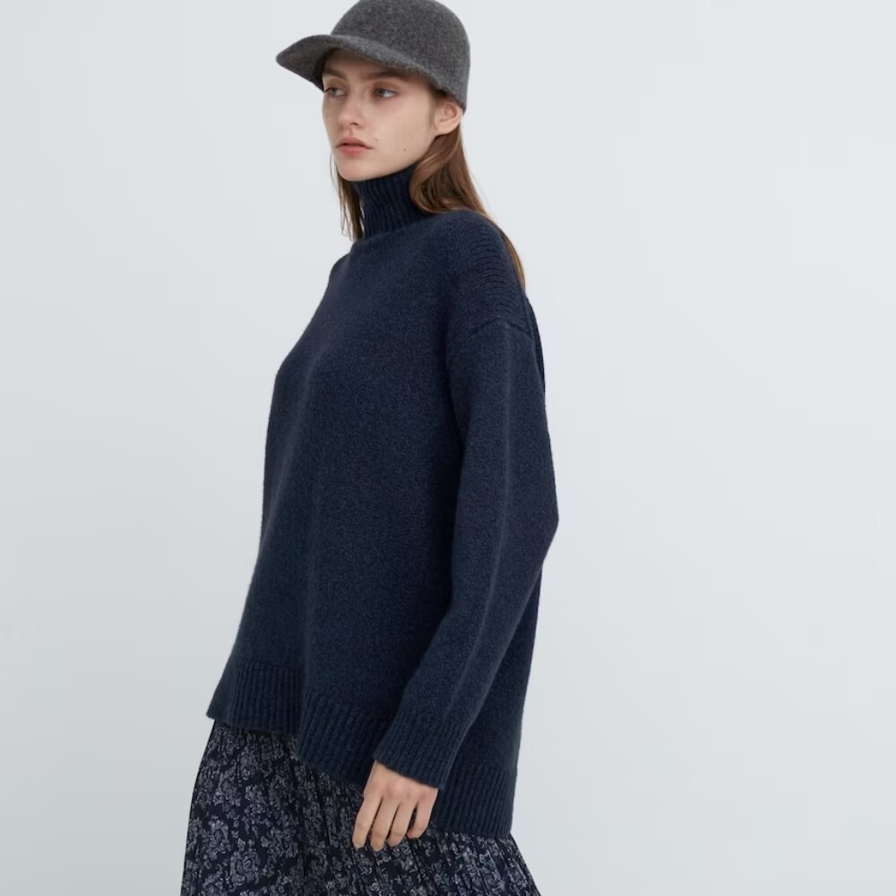 

Свитер Uniqlo Soft Knit, синий