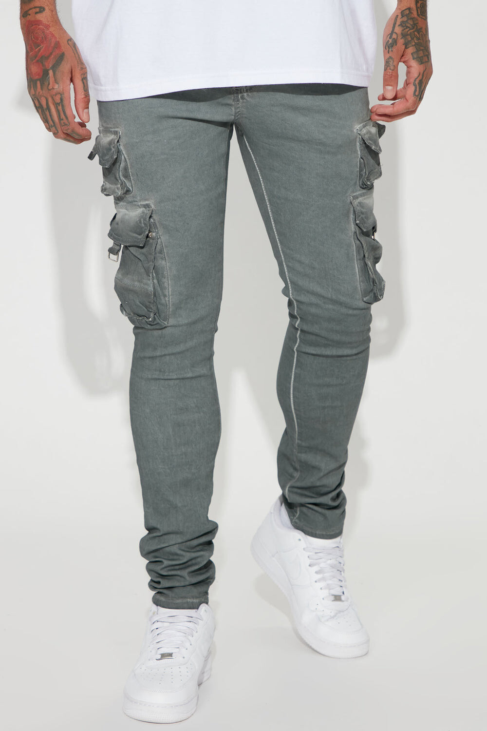 

Джинсы скинни Fashion Nova KARDEN, угольный