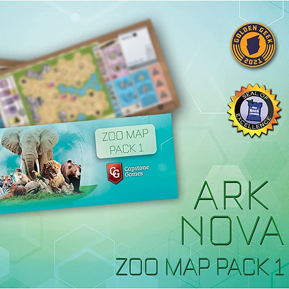 настольная игра cartographers heroes map pack 3 – undercity Настольная игра Capstone Games Ark Nova: Zoo Map Pack 1 дополнительный набор