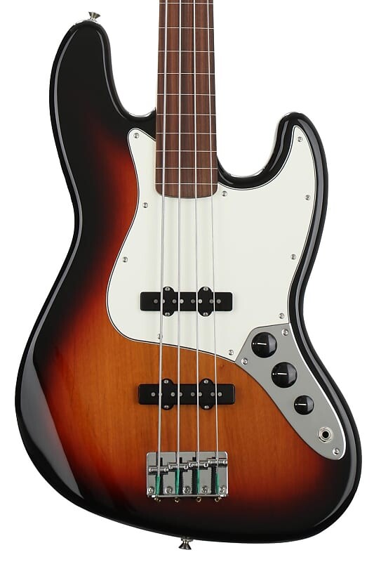 

Fender Player Fretless Jazz Bass - 3-Tone Sunburst с накладкой Pau Ferro 0149933500