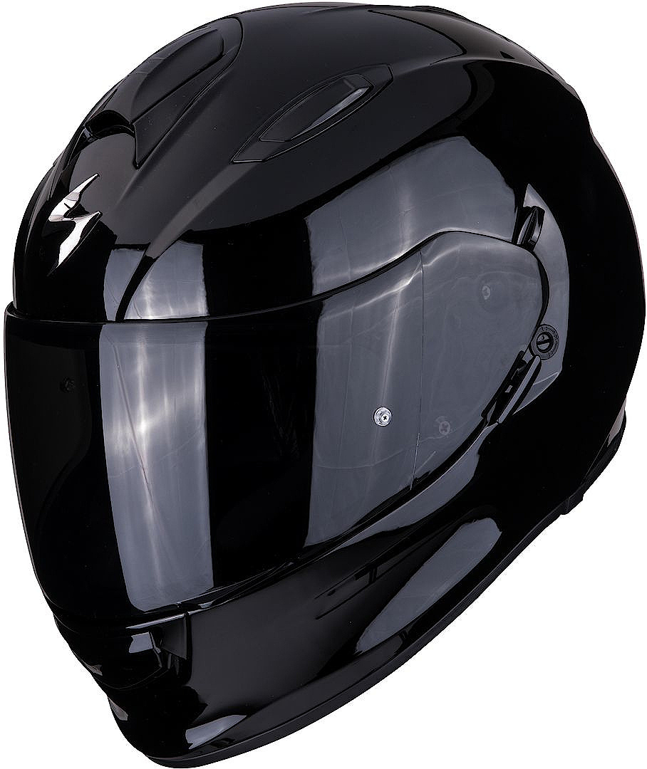 Шлем Scorpion EXO-491 Solid с логотипом, черный