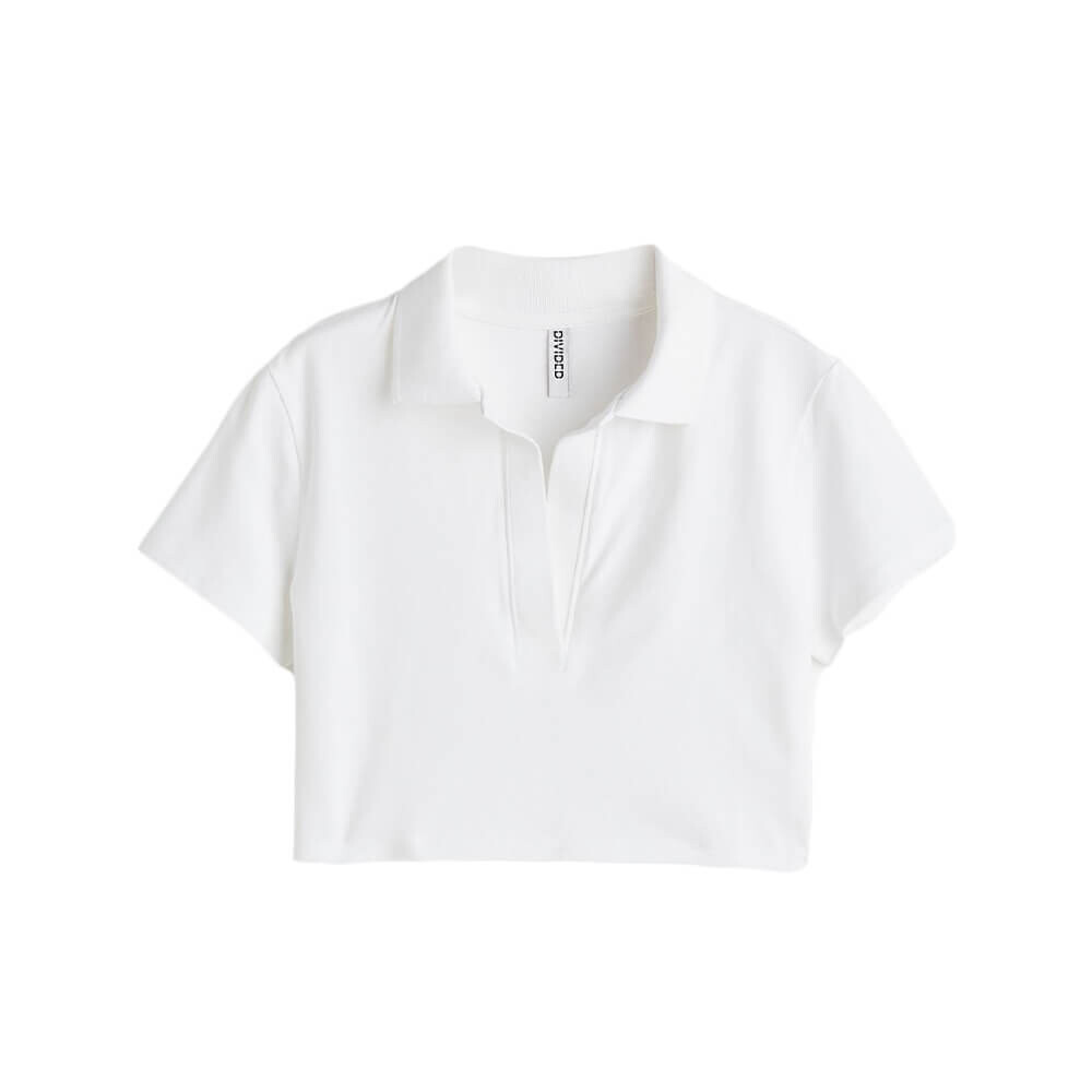 

Кроп-топ H&M Collared, белый
