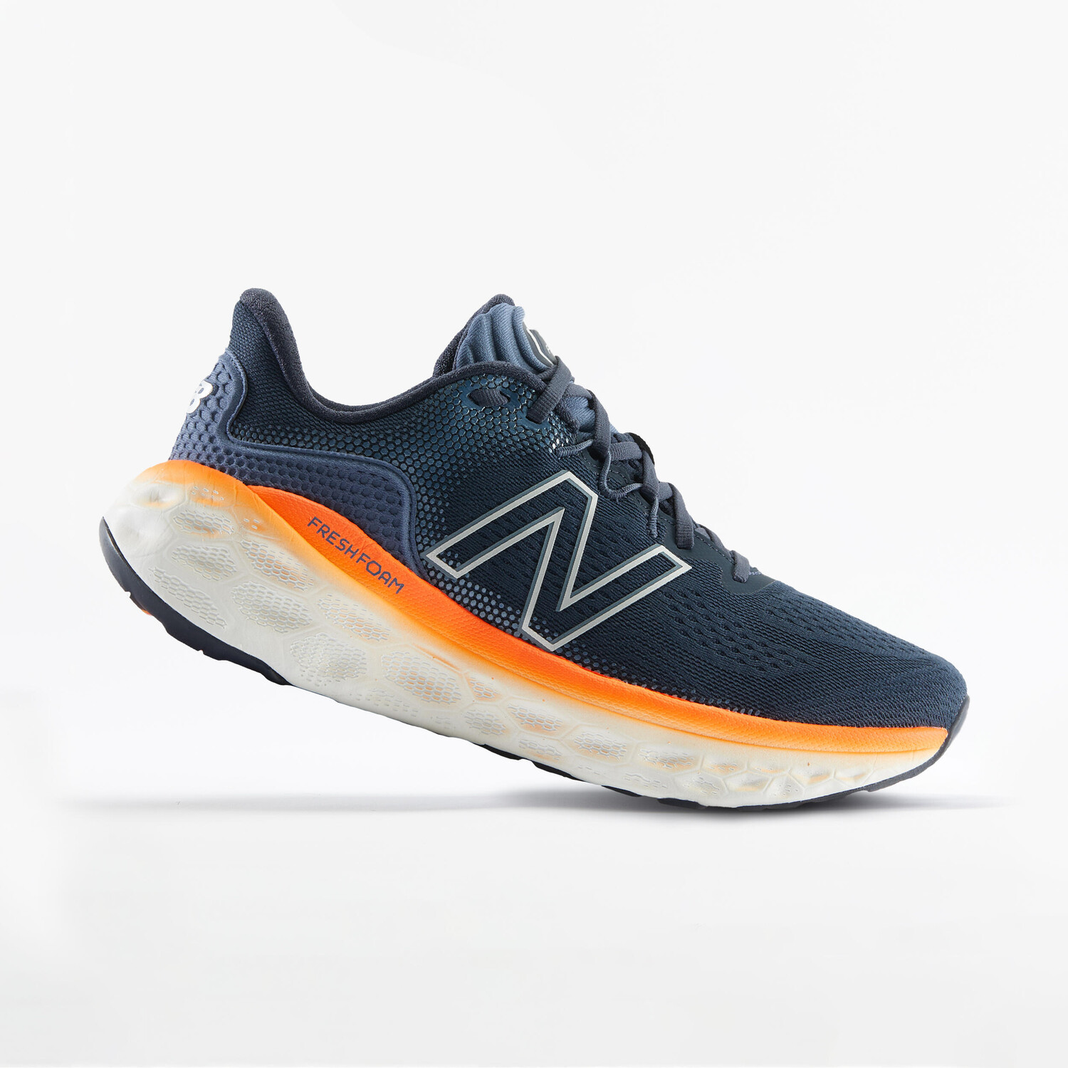 

Мужские кроссовки New Balance More V3 сине-оранжевые