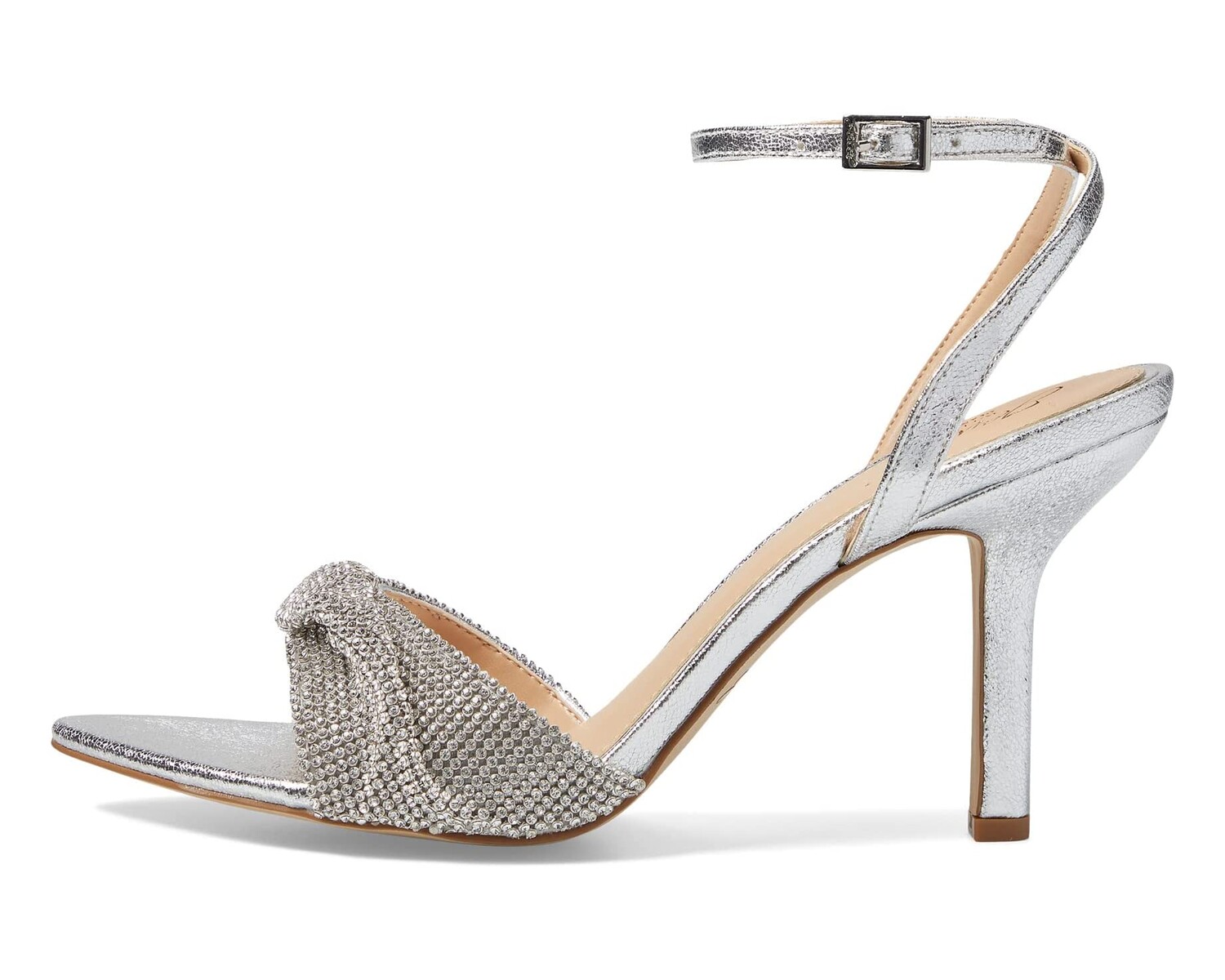 

Туфли на каблуках April Jewel Badgley Mischka, серебро