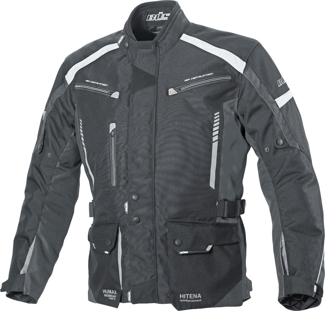 Куртка текстильная мотоциклетная Büse Torino II, черный мотоциклетная текстильная куртка torino ii büse черный темно серый