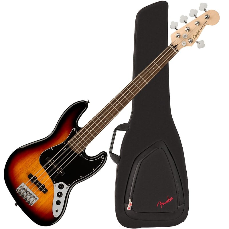

Squier Affinity Jazz Bass V - Laurel, 3-Color Sunburst PERFORMER PAK Affinity Jazz Bass V 3-Color Sunburst