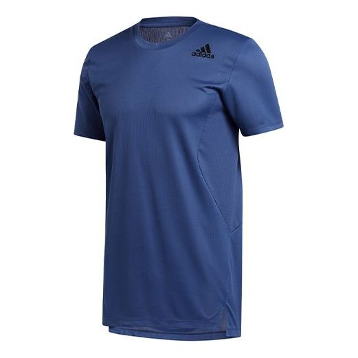 Футболка Adidas Trg Tee H.Rdy Sports Gym Training Round Neck Short Sleeve Blue, Синий