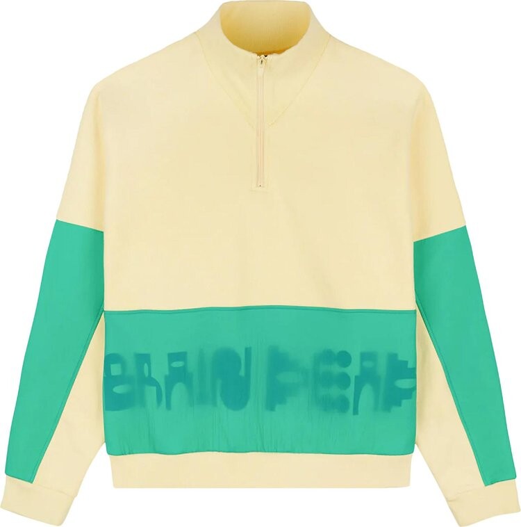 

Куртка Brain Dead Gastromaniac Overlay Half-Zip Jacket 'Lemon', желтый