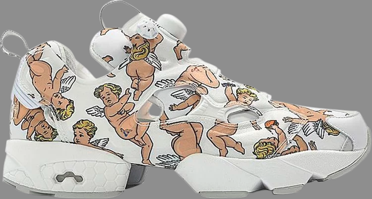 Лимитированные кроссовки InstaPump Fury 'LA' Reebok, белый
