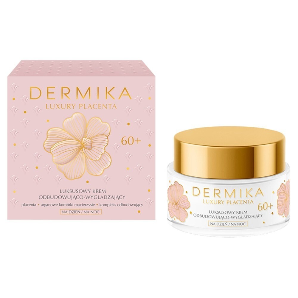 

Dermika Luxury Placenta 60+ роскошный восстанавливающий и разглаживающий дневной и ночной крем 50 мл