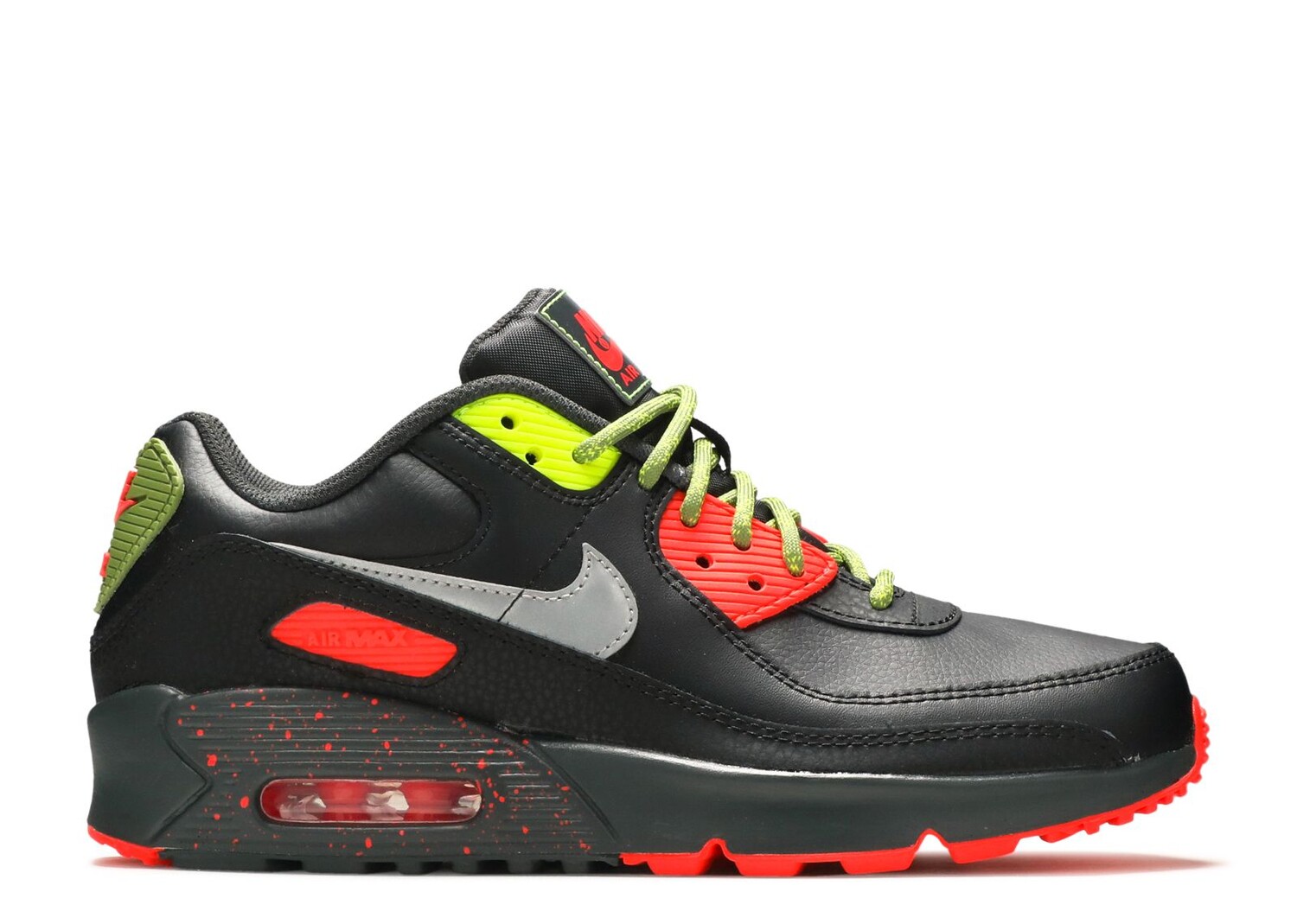 

Кроссовки Nike Air Max 90 Gs 'Black Asparagus', черный