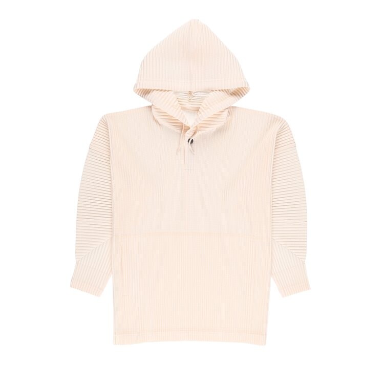 

Худи Homme Plissé Issey Miyake Monthly Color February Hoodie 'Rose White', белый
