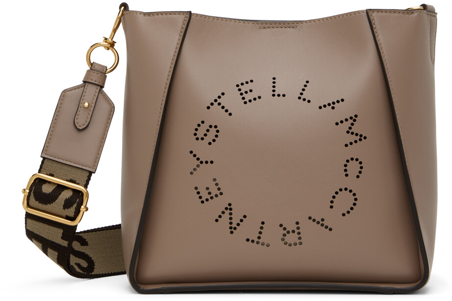 

Коричневая перфорированная сумка Stella McCartney, Коричневый