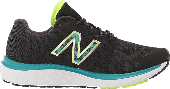 

Мужские беговые кроссовки New Balance Fresh Foam 680 V7, черный/электрический бирюзовый/зеленый пиксель