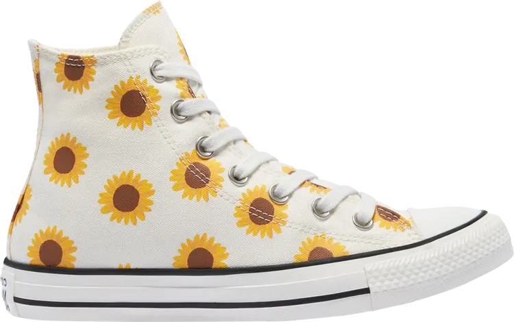 

Кроссовки Converse Wmns Chuck Taylor All Star High Summer Spirit - Sunflowers, кремовый