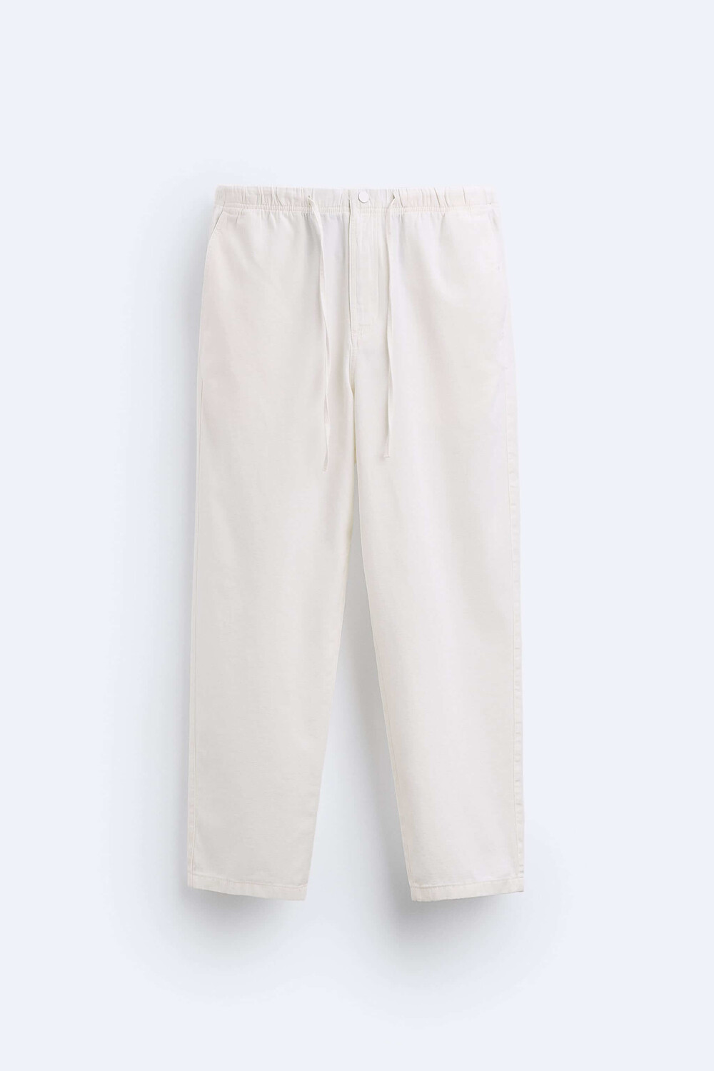 

Брюки Zara Cotton-Linen, устрично-белый