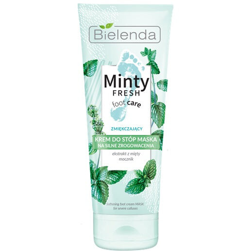 Bielenda Minty Fresh Foot Care смягчающая крем-маска от сильных мозолей 100мл