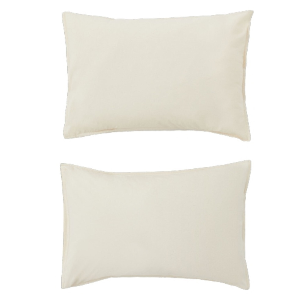

Комплект наволочек хлопок H&M Home Cotton, 2 предмета, светло-бежевый