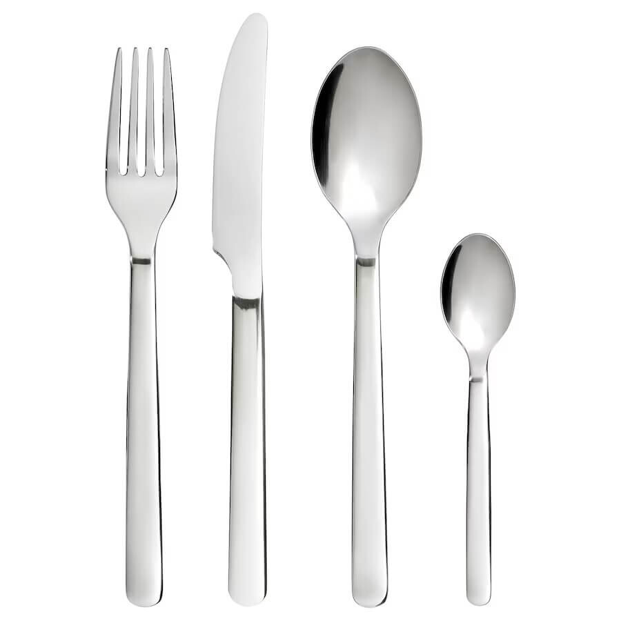 

Столовый набор Ikea 365+ 24 предмета, серебряный
