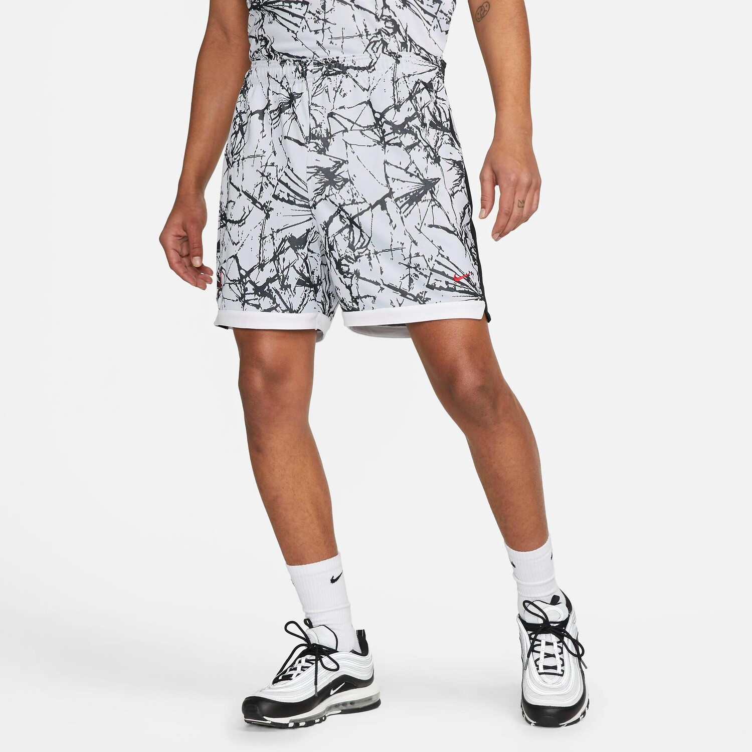 

Мужские кроссовки Nike Dri-FIT F.C. 5-дюймовые футбольные шорты, белый