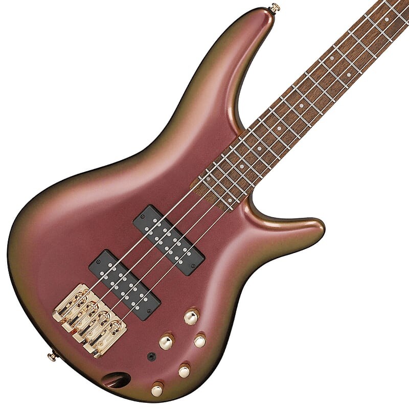 

Ibanez SR300EDX электрическая 4-струнная бас-гитара, хамелеон из розового золота GSR205SMCNB