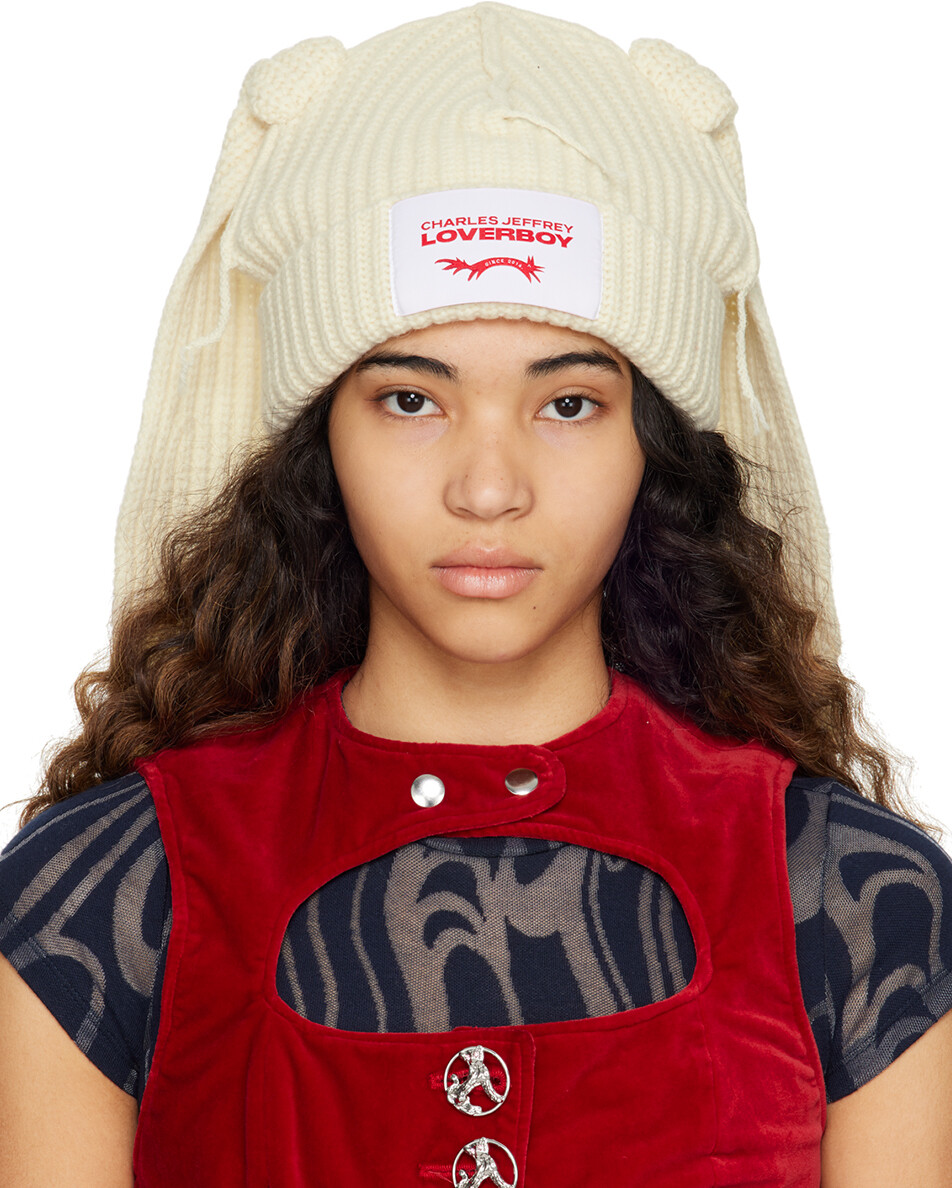 

Шапка-бини с массивным кроликом Off-White Charles Jeffrey Loverboy