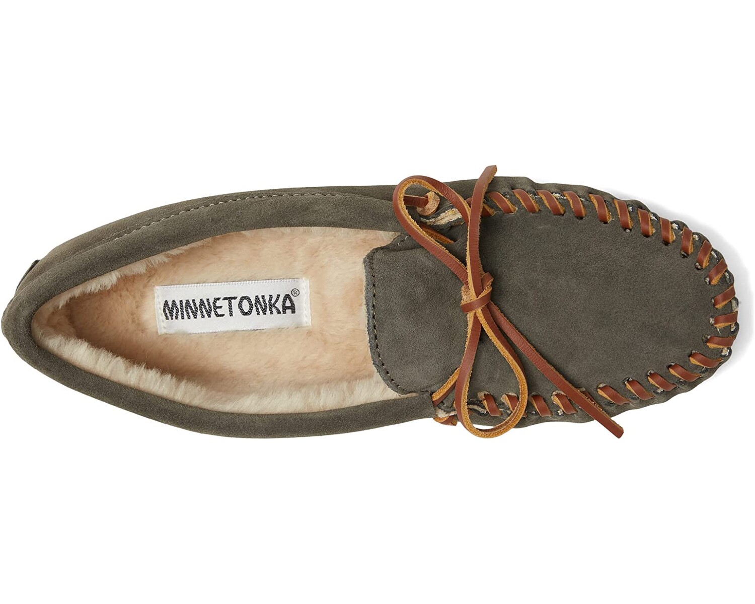 

Слипперы Pile Lined Softsole Minnetonka, серый