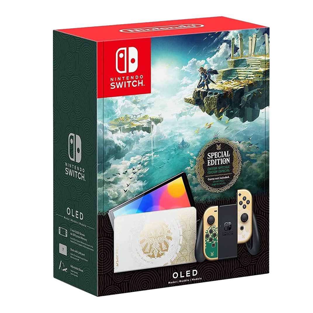 Игровая консоль Nintendo Switch OLED, The Legend of Zelda Tears of the Kingdom Edition prestigio wize pmt 1157 с 7 дюймовым сенсорным экраном 4g pmt1157 4g cru с режимом отключения мощности