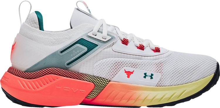 Кроссовки Under Armour Project Rock 5 White After Burn, белый