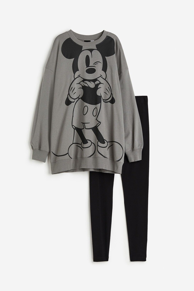

Пижамный комплект с принтом H&M