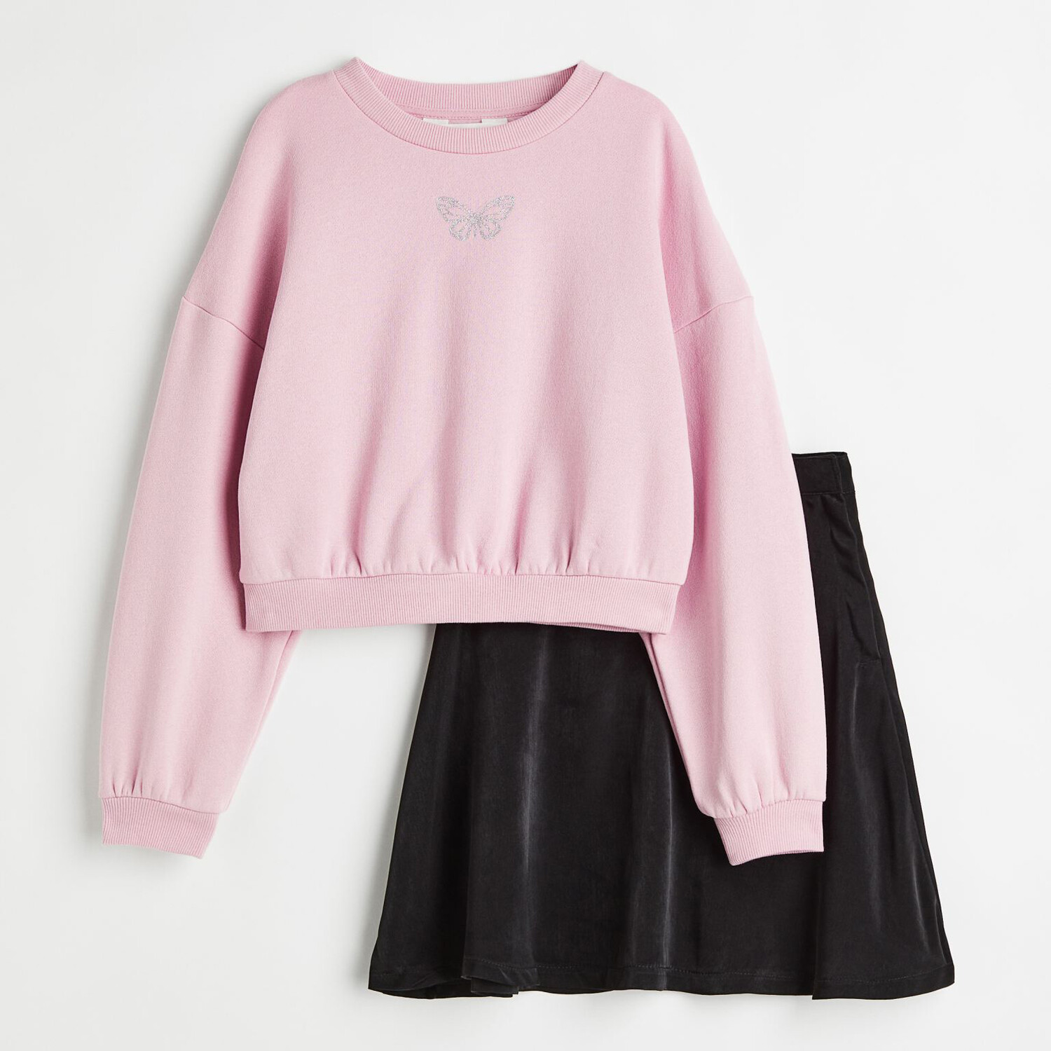 

Набор из 2 предметов H&M, розовый/черный