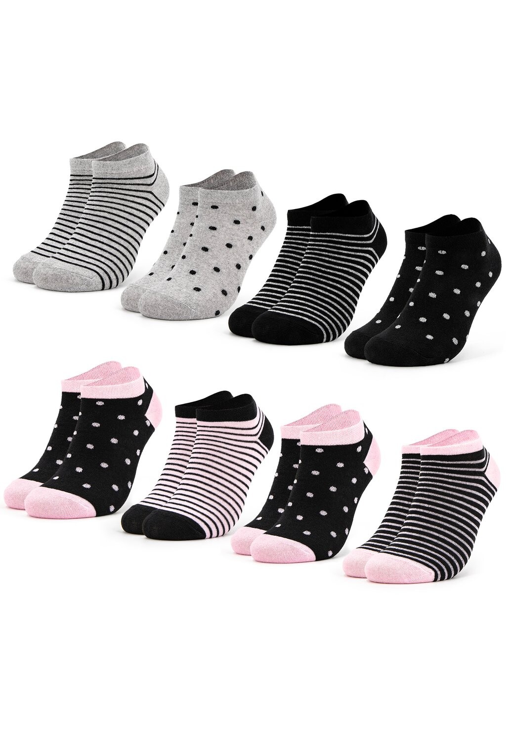 

Носки 8 PAAR-SNEAKERSOCKEN-MAJA Occulto, цвет black/pink