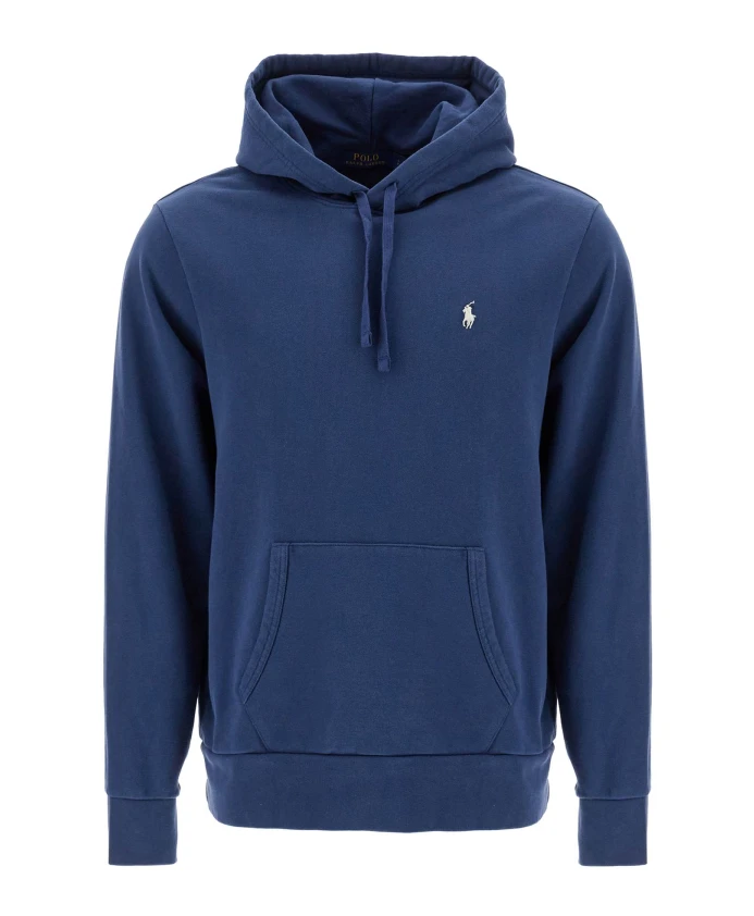 

Худи с вышитым пони Polo Ralph Lauren, синий