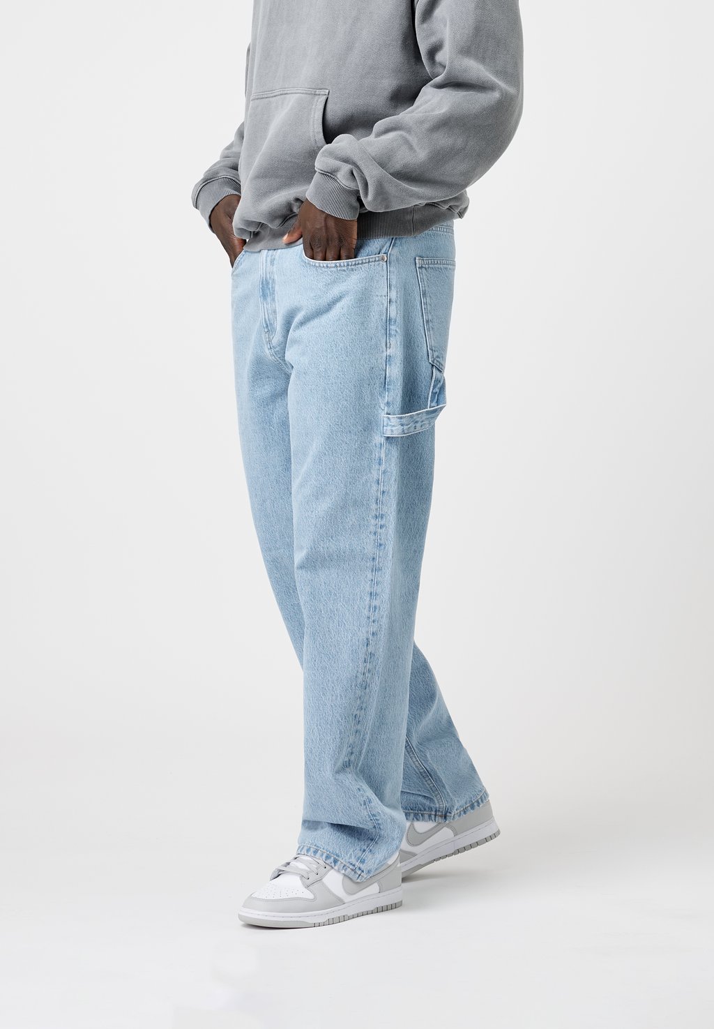 цена Мешковатые джинсы BAGGY JEANS With LOOP EIGHTYFIVE, цвет vintage blue