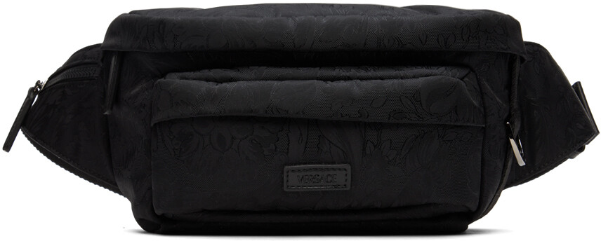 

Черный клатч Barocco Versace