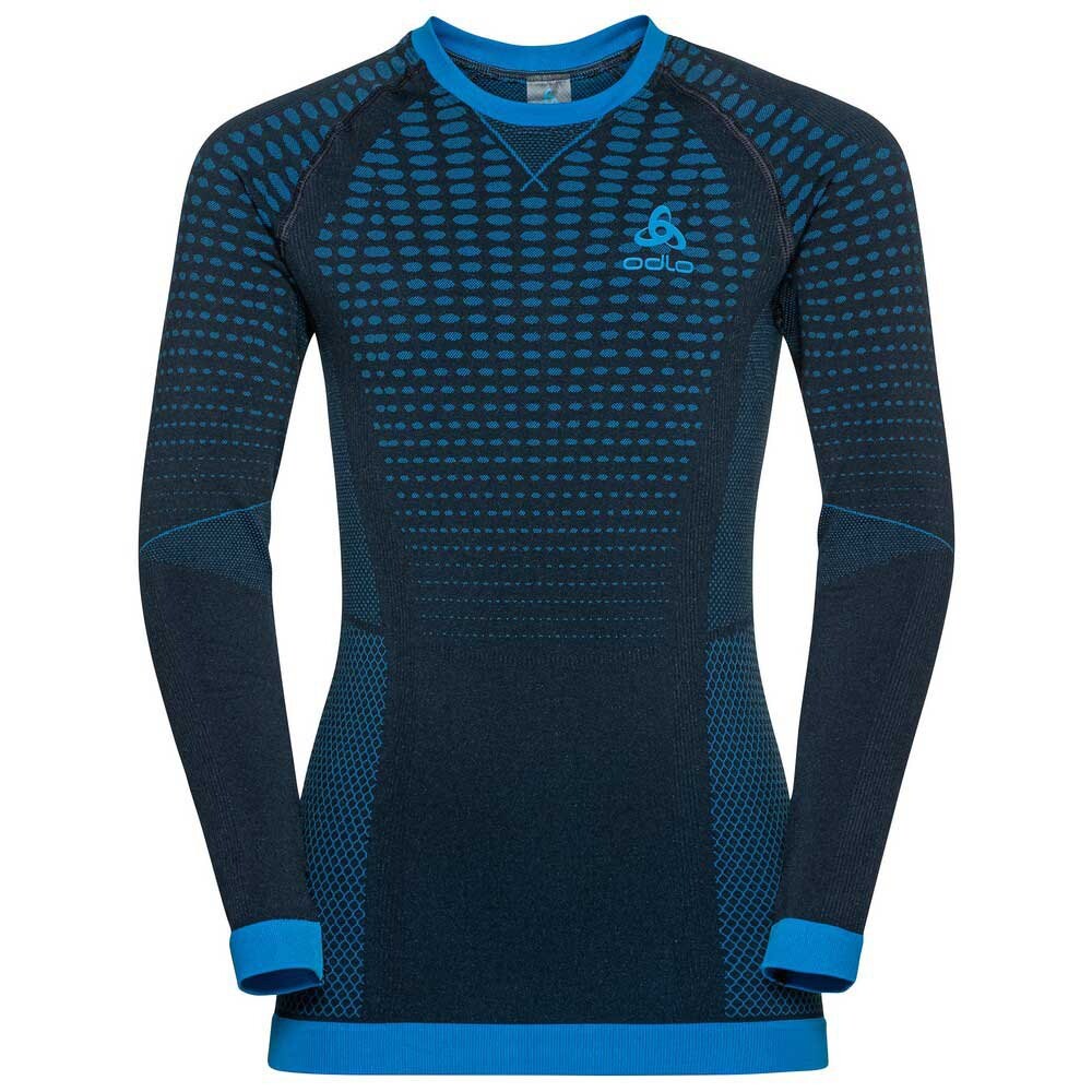 

Базовый слой с длинным рукавом Odlo Performance Warm, синий
