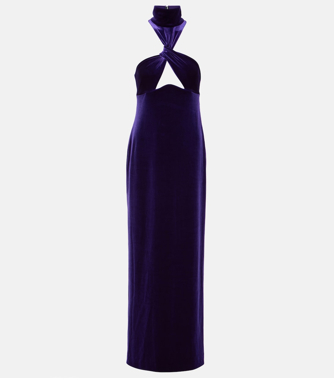 Бархатное платье cleveland Galvan, фиолетовый