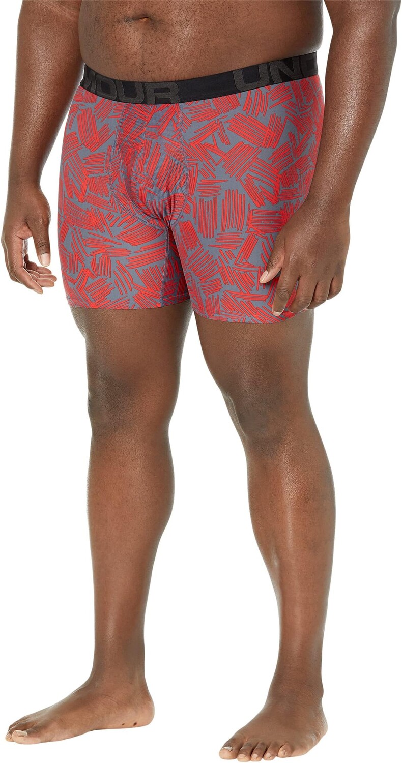 

Трусы Tech 6'' Boxerjock Single Seasonal Under Armour, цвет Chakra/Jet Gray