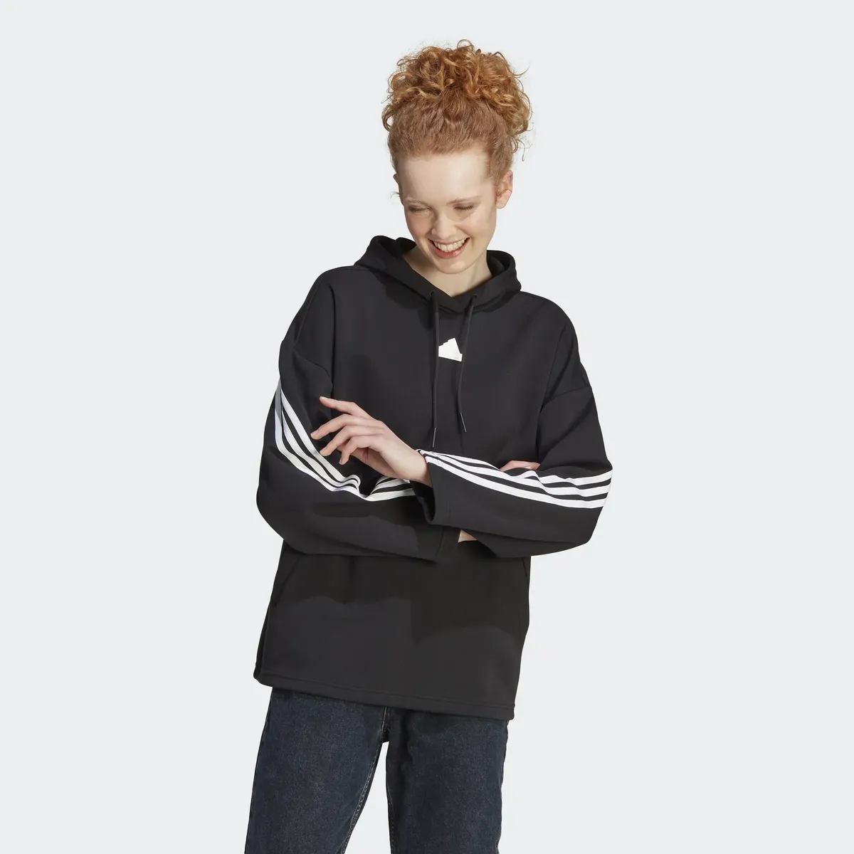 

Толстовка Adidas Sportswear с капюшоном "FUTURE ICONS 3STRIPES HOODIE", черный