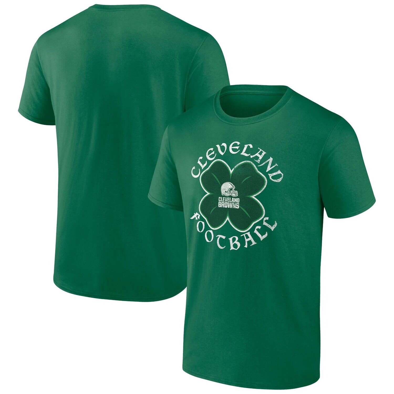 

Мужская зеленая футболка с логотипом Cleveland Browns Big & Tall Celtic Fanatics, Зеленый