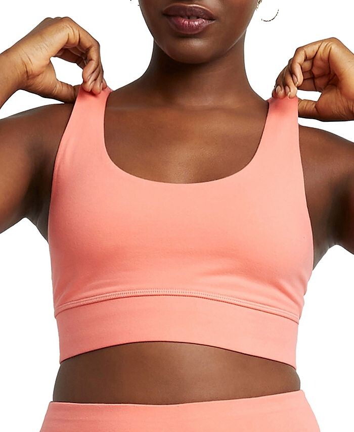 

Женский удлиненный топ без косточек Originals Hanes, оранжевый