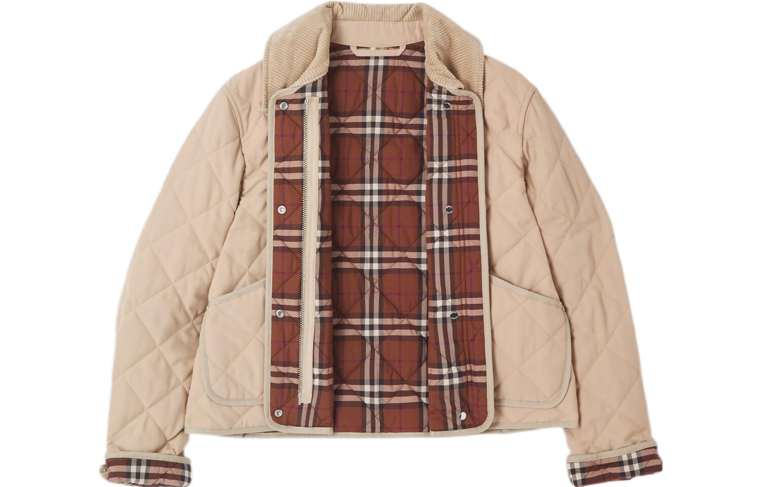 

Куртка Burberry, черный/коричневый/белый
