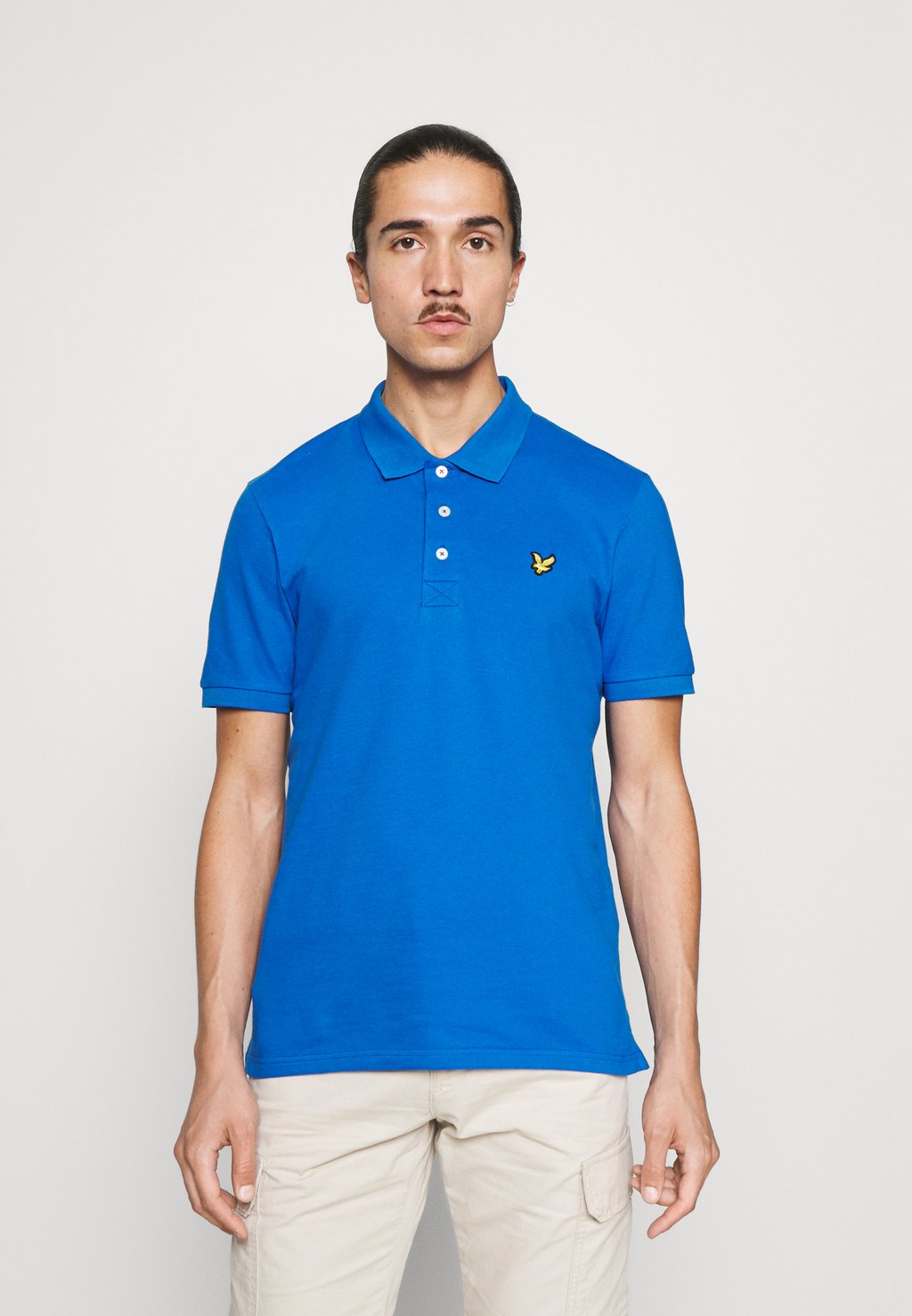 

Рубашка-поло PLAIN Lyle & Scott, ярко-синий