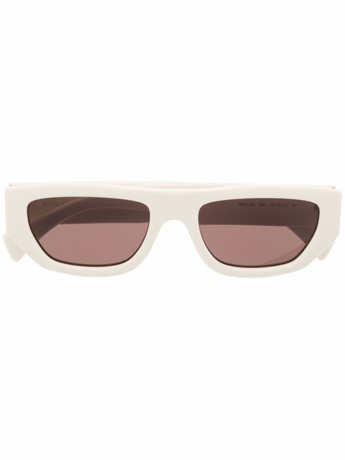 

Gucci Eyewear солнцезащитные очки в прямоугольной оправе, серый